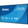 iiyama LH5075UHS-B2AG Signage Display Digital signage flat panel 125.7 cm (49.5 inch) LCD Wi-Fi 500 cd/m² 4K Ultra HD Black Built-in processor Android 24/7