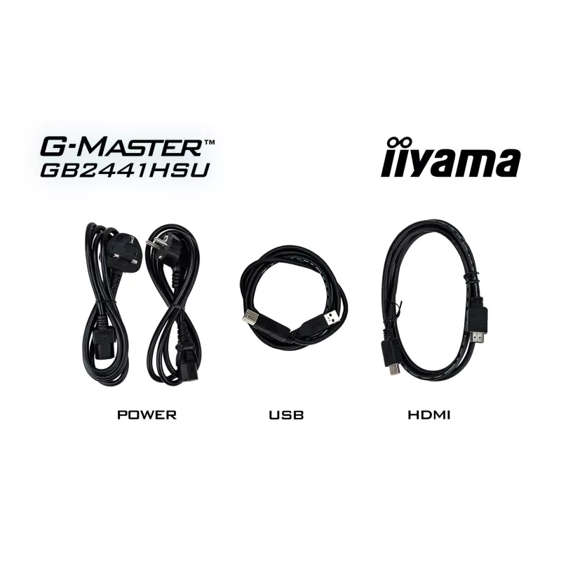 iiyama G-MASTER GB2441HSU-B1 computer monitor 60.5 cm (23.8 inch) 1920 x 1080 pixels Full HD LED Black