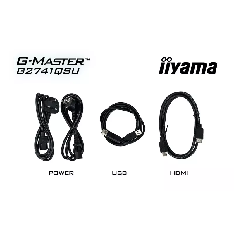 iiyama G-MASTER G2741QSU-B1 computer monitor 68.6 cm (27 inch) 2560 x 1440 pixels 4K Ultra HD QLED Black