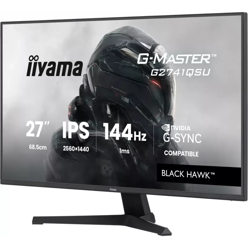 iiyama G-MASTER G2741QSU-B1 computer monitor 68.6 cm (27 inch) 2560 x 1440 pixels 4K Ultra HD QLED Black