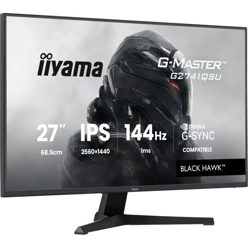 iiyama G-MASTER G2741QSU-B1 computer monitor 68.6 cm (27 inch) 2560 x 1440 pixels 4K Ultra HD QLED Black
