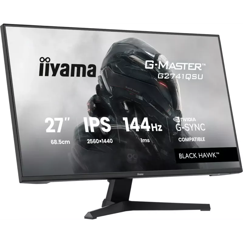 iiyama G-MASTER G2741QSU-B1 computer monitor 68.6 cm (27 inch) 2560 x 1440 pixels 4K Ultra HD QLED Black