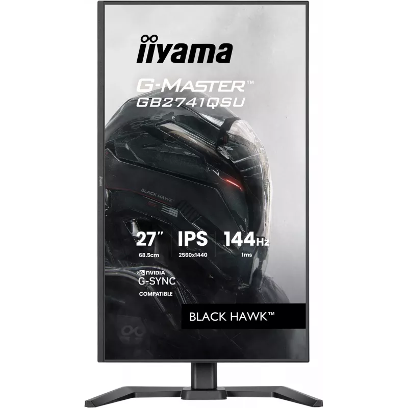 iiyama G-MASTER GB2741QSU-B1 computer monitor 68.6 cm (27 inch) 2560 x 1440 pixels 4K Ultra HD LED Black