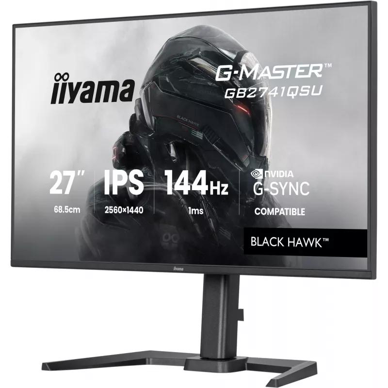 iiyama G-MASTER GB2741QSU-B1 computer monitor 68.6 cm (27 inch) 2560 x 1440 pixels 4K Ultra HD LED Black