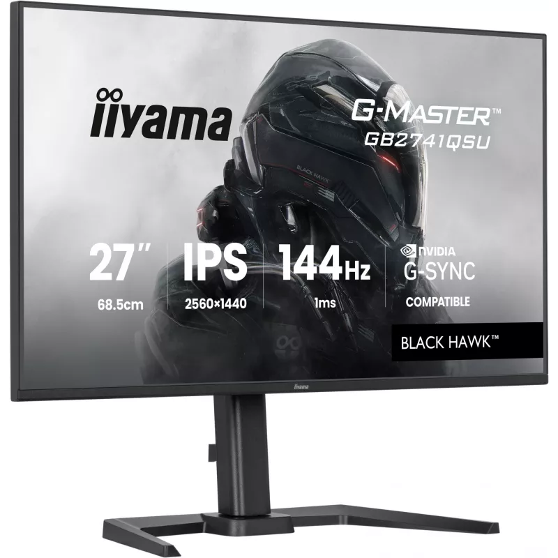 iiyama G-MASTER GB2741QSU-B1 computer monitor 68.6 cm (27 inch) 2560 x 1440 pixels 4K Ultra HD LED Black