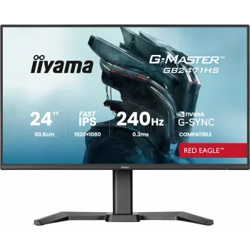 iiyama G-MASTER GB2471HS-B1 computer monitor 60.5 cm (23.8 inch) 1920 x 1080 pixels Full HD Black