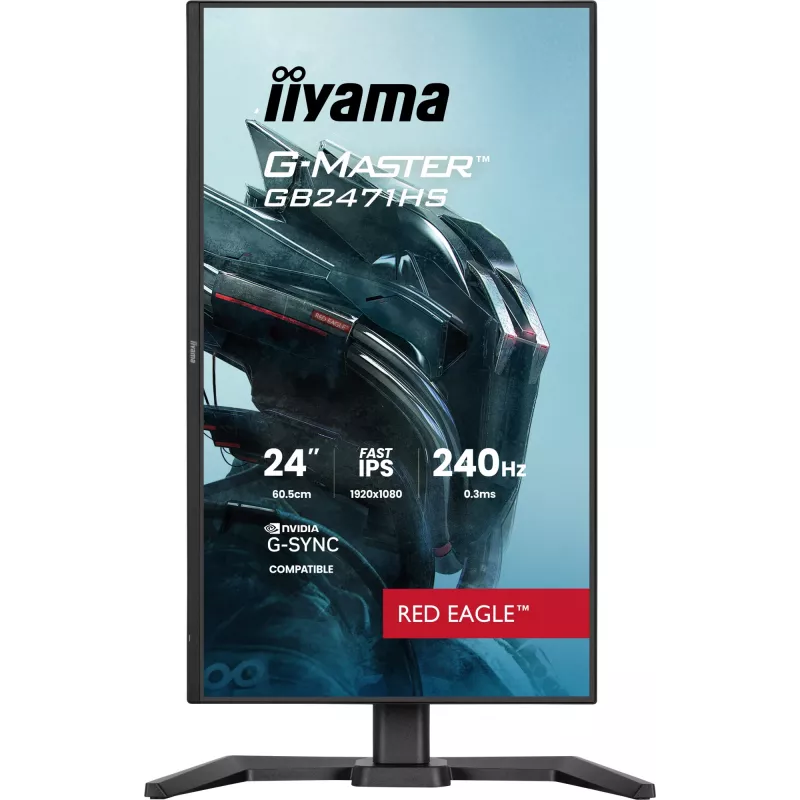 iiyama G-MASTER GB2471HS-B1 computer monitor 60.5 cm (23.8 inch) 1920 x 1080 pixels Full HD Black