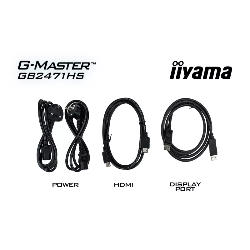 iiyama G-MASTER GB2471HS-B1 computer monitor 60.5 cm (23.8 inch) 1920 x 1080 pixels Full HD Black