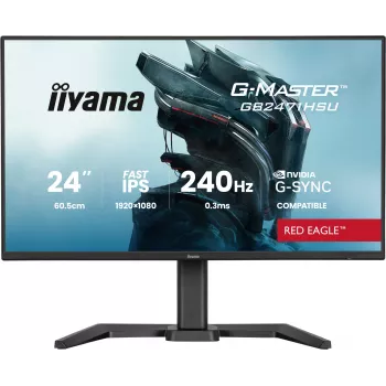 iiyama G-MASTER GB2471HSU-B1 computer monitor 60.5 cm (23.8 inch) 1920 x 1080 pixels Full HD Black
