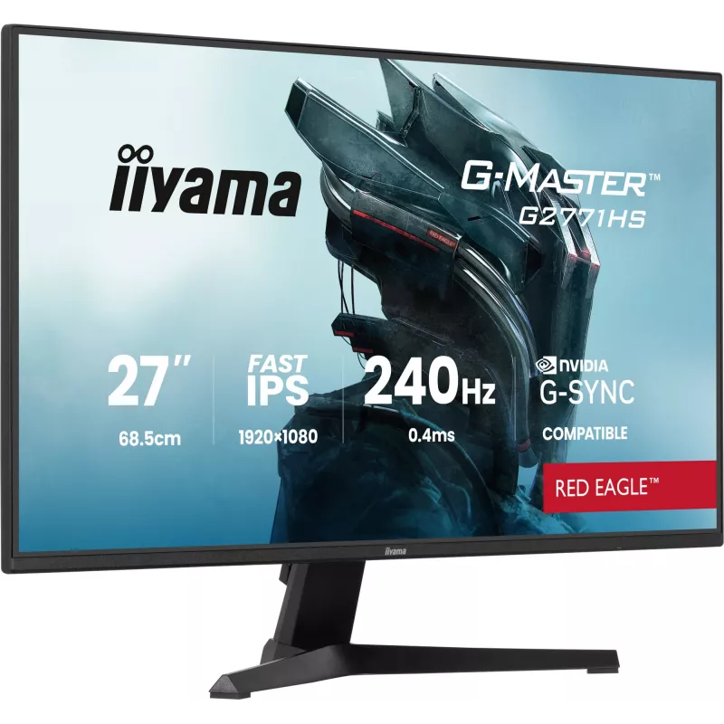 iiyama G-MASTER G2771HS-B1 computer monitor 68.6 cm (27 inch) 1920 x 1080 pixels Full HD Black