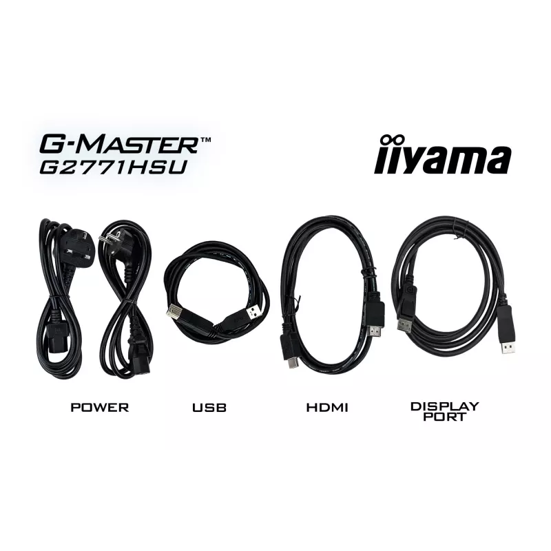 Monitor IIYAMA G2771HSU-B1 27 inch Fast IPS Full HD 1920x1080 240Hz HDR10 FreeSync G-SYNC Compatible