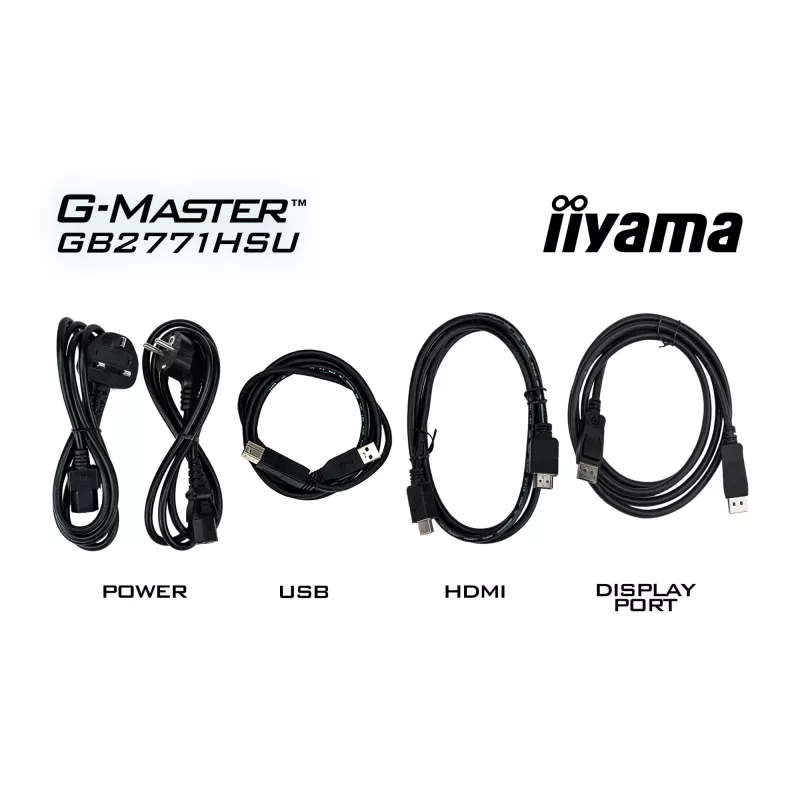 iiyama G-MASTER GB2771HSU-B1 computer monitor 68.6 cm (27 inch) 1920 x 1080 pixels Full HD Black