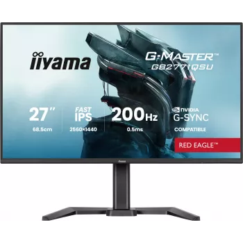 iiyama G-MASTER GB2771QSU-B1 computer monitor 68.6 cm (27 inch) 2560 x 1440 pixels Wide Quad HD Black