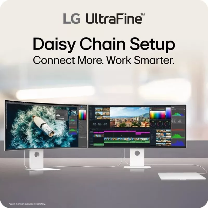 LG 40U990A-W computer monitor 101.6 cm (40 inch) 5120 x 2160 pixels WUHD Black