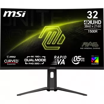 MSI MAG 321CUPDF computer monitor 80 cm (31.5 inch) 3840 x 2160 pixels 4K Ultra HD LCD Black