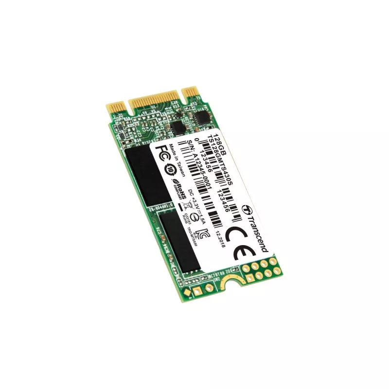 TRANSCEND SSD 430s 128GB M.2 2242 SATA Ill 6gb/s 3D Nand Flash