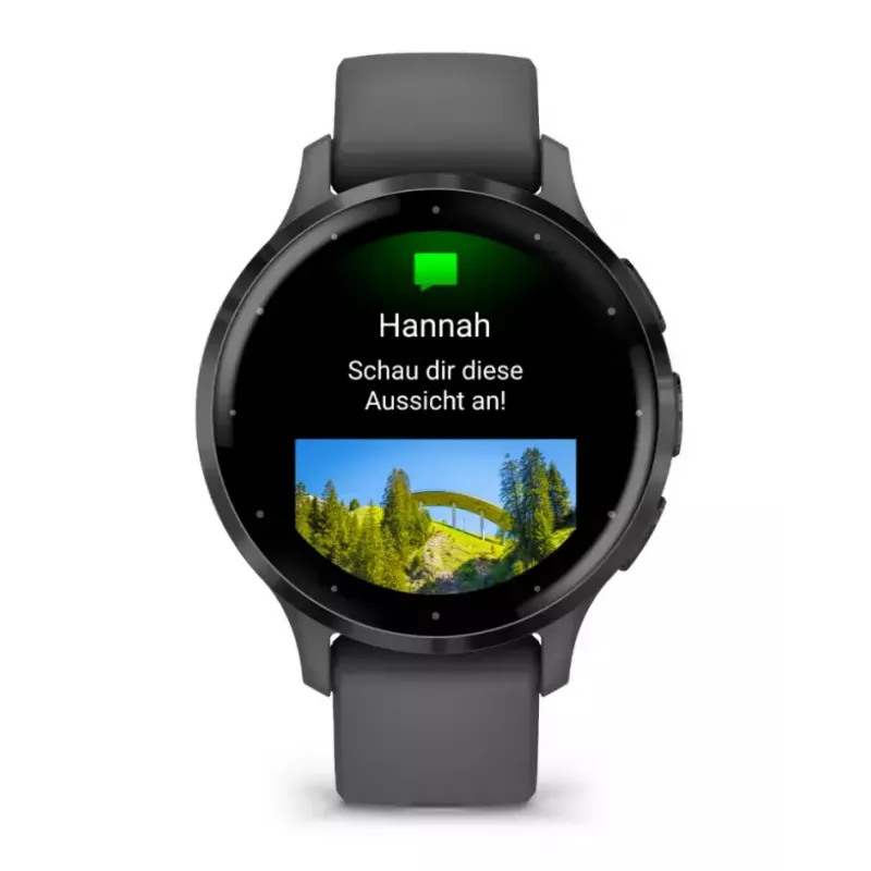 Smartwatch GARMIN Venu 3S — 41 mm grey polymer case, 1.2 inch AMOLED, 10-day battery, 5 ATM