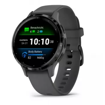 Smartwatch GARMIN Venu 3S — 41 mm grey polymer case, 1.2 inch AMOLED, 10-day battery, 5 ATM