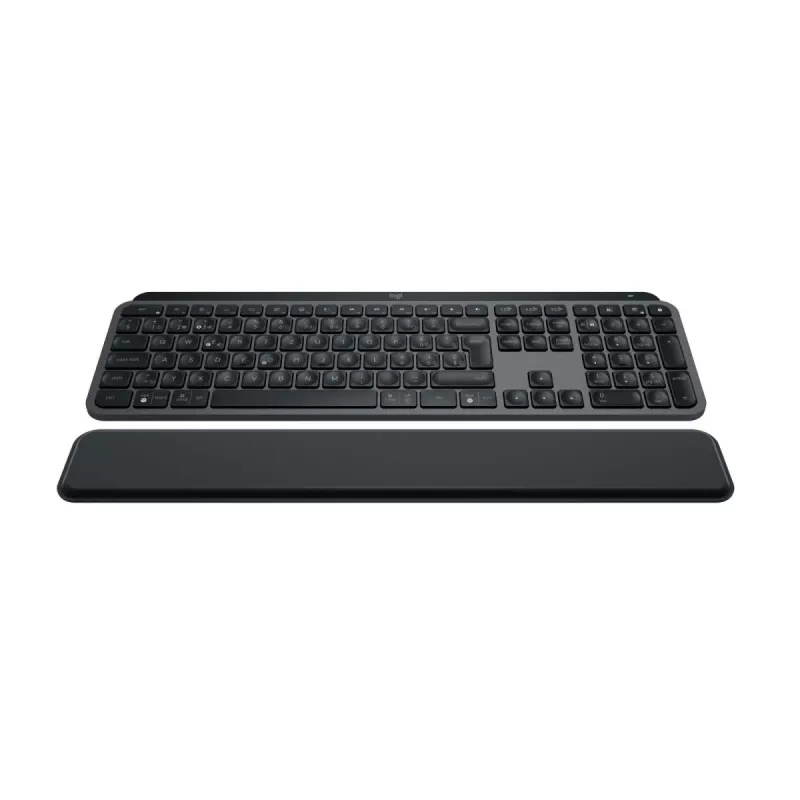 LOGITECH Mx Keys S Keyboard With Palm Rest Graphite Qwertz Suisse