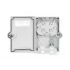 DIGITUS Outdoor FTTH Box, IP65 for 2x SC/SX adapters or 2x LC/DX