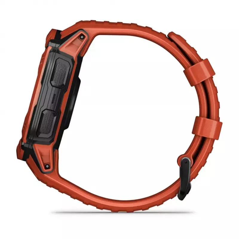 Smartwatch GARMIN Instinct 2X Solar — sport watch, 50 mm polymer case, solar charging, GPS (GPS/GLONASS/Galileo), 10 ATM, silicone band