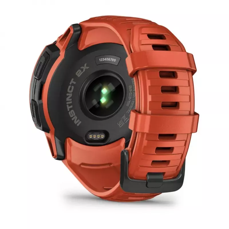 Smartwatch GARMIN Instinct 2X Solar — sport watch, 50 mm polymer case, solar charging, GPS (GPS/GLONASS/Galileo), 10 ATM, silicone band