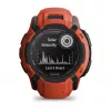 Smartwatch GARMIN Instinct 2X Solar — sport watch, 50 mm polymer case, solar charging, GPS (GPS/GLONASS/Galileo), 10 ATM, silicone band