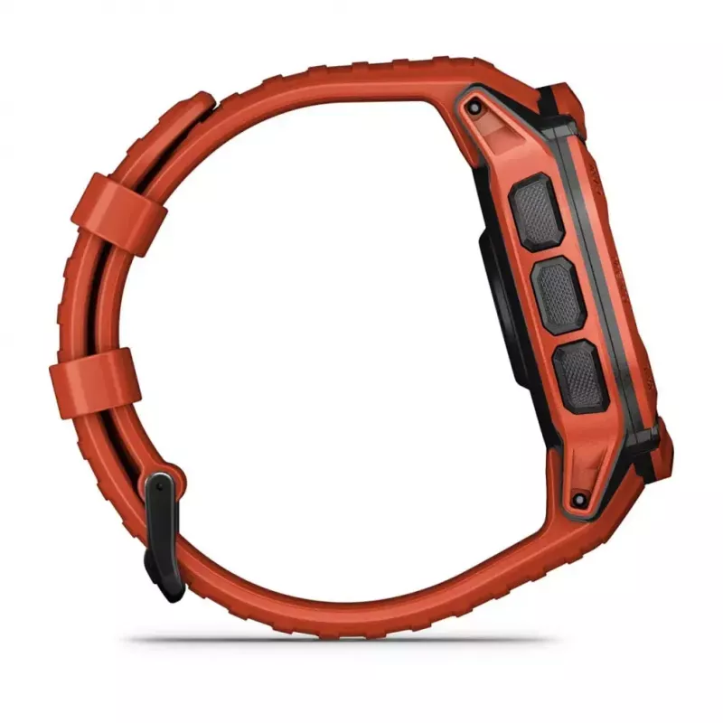 Smartwatch GARMIN Instinct 2X Solar — sport watch, 50 mm polymer case, solar charging, GPS (GPS/GLONASS/Galileo), 10 ATM, silicone band