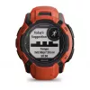 Smartwatch GARMIN Instinct 2X Solar — sport watch, 50 mm polymer case, solar charging, GPS (GPS/GLONASS/Galileo), 10 ATM, silicone band