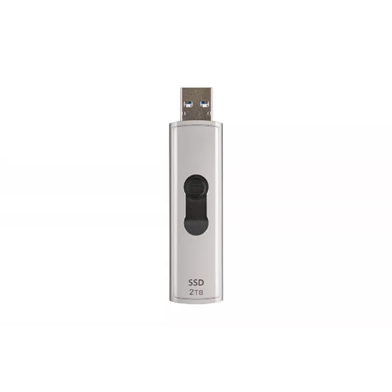 TRANSCEND SSD - Esd320a Portable Drive - 512GB - USB Type A - Soft Gray