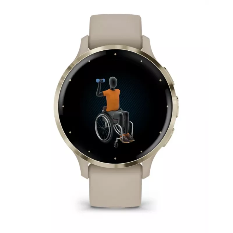GARMIN INTERNATIONAL Venu 3S - 41mm - smartwatch with strap - French - Grey
