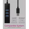 ICY BOX IB-HUB1419-LAN USB 3.2 Gen 1 (3.1 Gen 1) Type-A Black