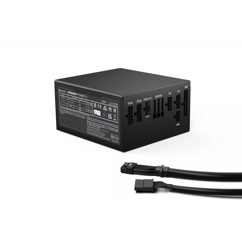 be quiet Straight Power 12 power supply unit 750 W 20+4 pin ATX ATX Black