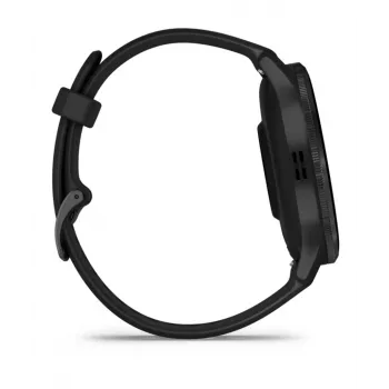 GARMIN INTERNATIONAL Venu 3 - Slate stainless steel bezel with black case and silicone band - 45mm