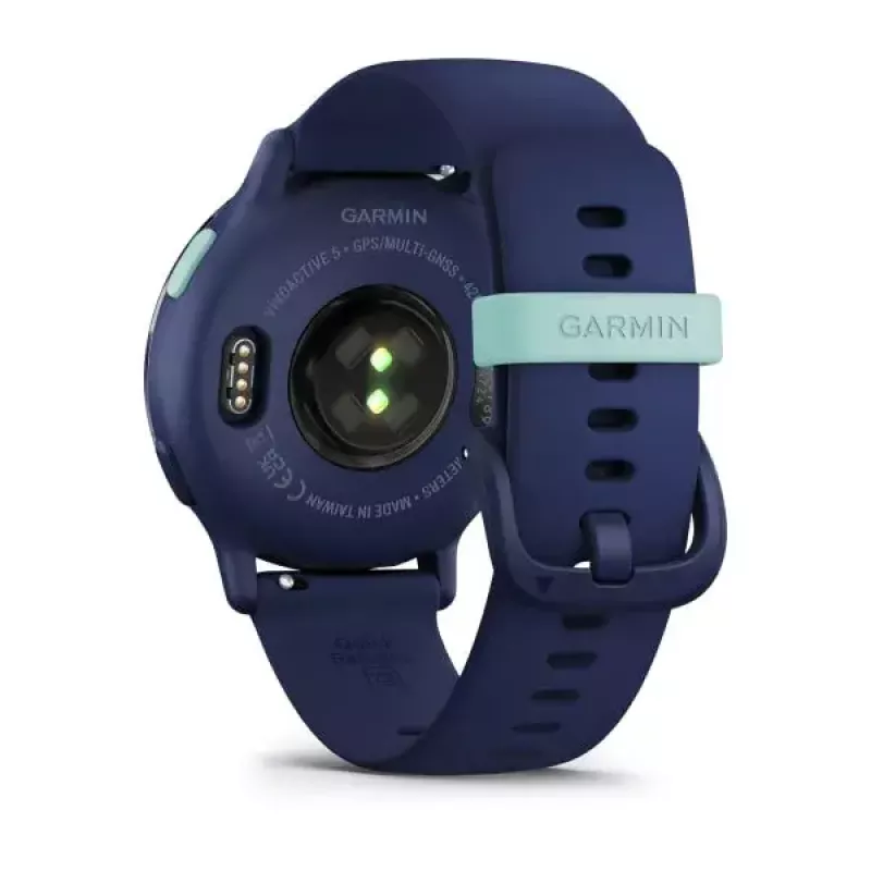 Smartwatch GARMIN Vivoactive 5 — sport watch, 42 mm aluminium/polymer case, AMOLED 1.2 inch, GPS/GLONASS/Galileo, optical HR, SpO2, 5 ATM, Bluetooth/NFC