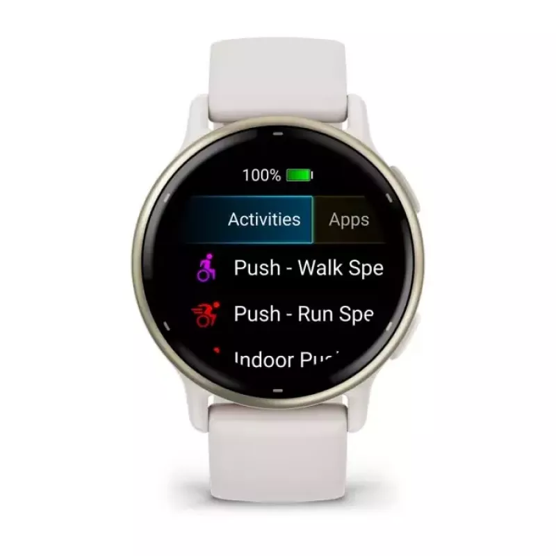 Smartwatch GARMIN Vivoactive 5 — sport watch, 42 mm aluminium/polymer case, AMOLED 1.2 inch, GPS/GLONASS/Galileo, HR & SpO2, 5 ATM, 11 days battery