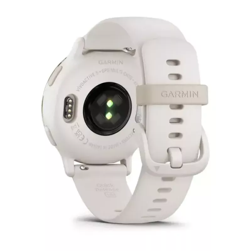 Smartwatch GARMIN Vivoactive 5 — sport watch, 42 mm aluminium/polymer case, AMOLED 1.2 inch, GPS/GLONASS/Galileo, HR & SpO2, 5 ATM, 11 days battery