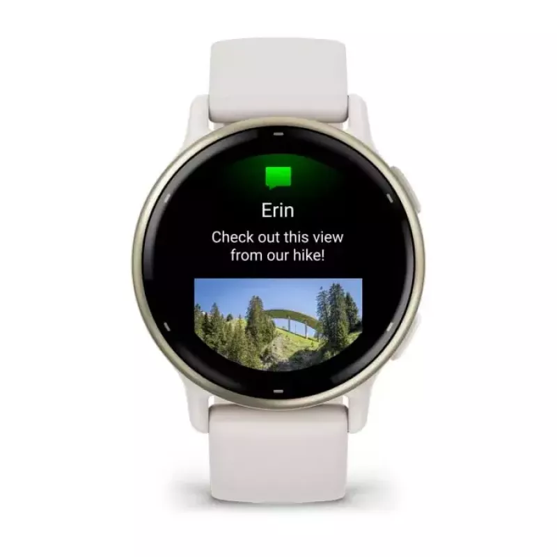 Smartwatch GARMIN Vivoactive 5 — sport watch, 42 mm aluminium/polymer case, AMOLED 1.2 inch, GPS/GLONASS/Galileo, HR & SpO2, 5 ATM, 11 days battery