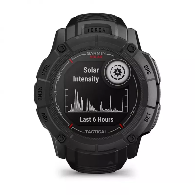 Garmin Instinct 2X Solar Tactical Edition smartwatch, 50 mm, black