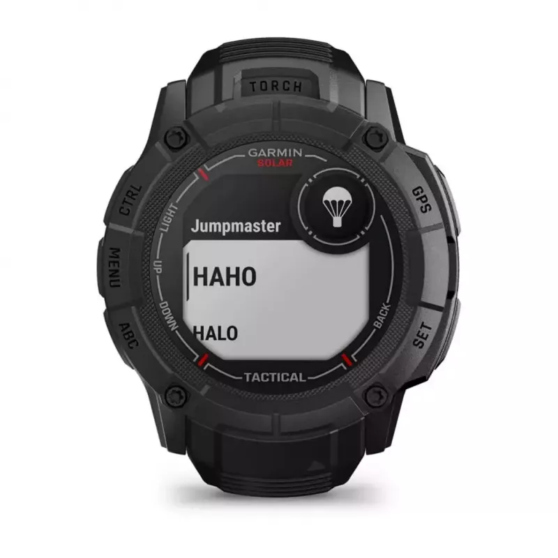 Garmin Instinct 2X Solar Tactical Edition smartwatch, 50 mm, black
