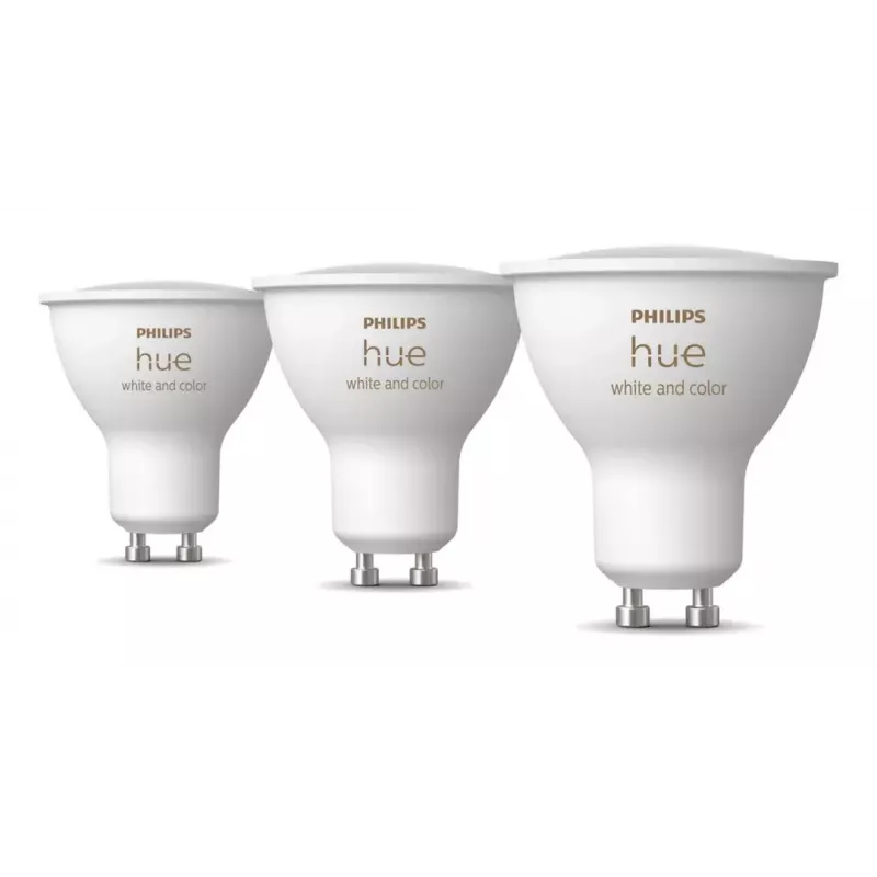 Philips Hue White and colour ambience GU10 – smart spotlight – (3-pack)