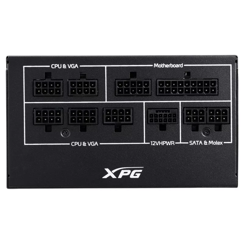 XPG COREREACTOR II 850W Power Supply, 850 W, 100 - 240 V, 47 - 63 Hz, 12 A, 22 A, 62.5 A