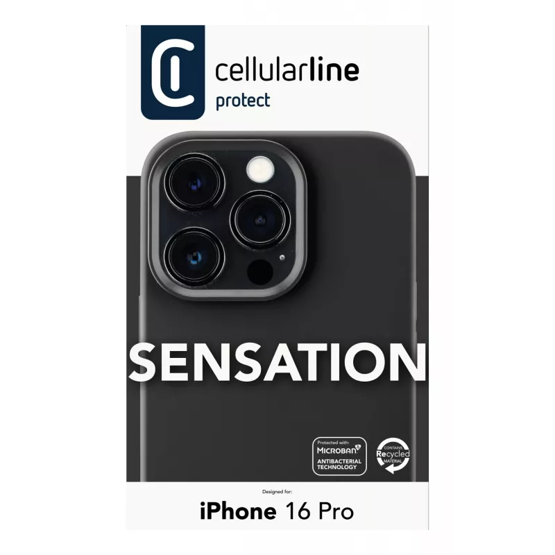 Cellularline Sensation - iPhone 16 Pro Soft-touch silicone case