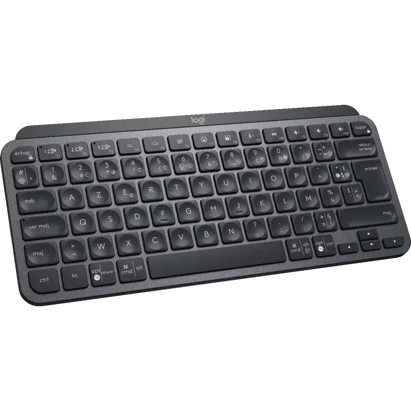 LOGITECH MX Keys Mini Illuminated Keyboard - Wireless Bluetooth - Graphite - Azerty French