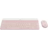 LOGITECH Slim Wireless Keyboard And Mouse Combo Mk470 - Rose Qwerty Us/int'l