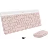 LOGITECH Slim Wireless Keyboard And Mouse Combo Mk470 - Rose Qwerty Us/int'l