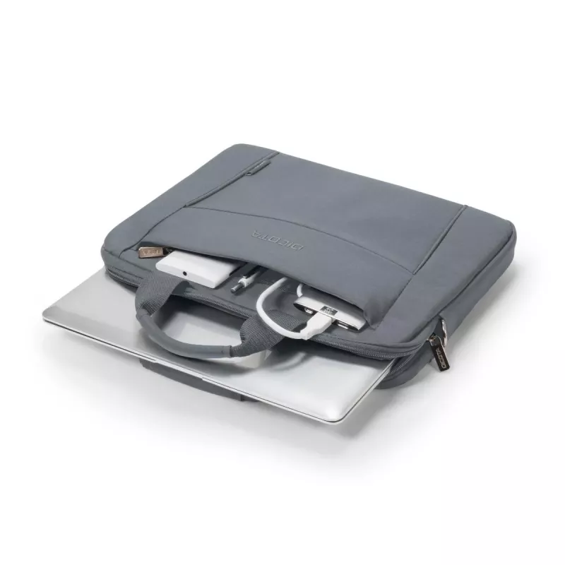 DICOTA Eco Slim Case Base - 11-12.5in Notebook Case - Grey / 300d Rpet Polyester