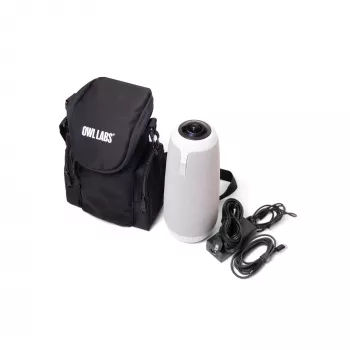Owl Labs Soft-Sided Meeting Owl Carrying Case, Cover, Polyester, 310 g, Black