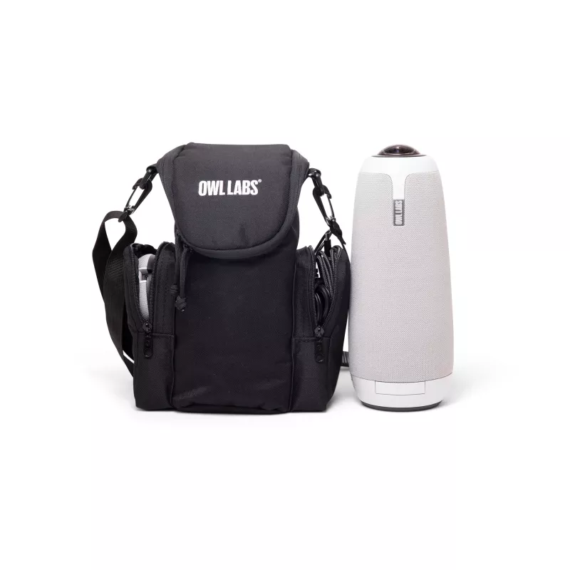Owl Labs Soft-Sided Meeting Owl Carrying Case, Cover, Polyester, 310 g, Black