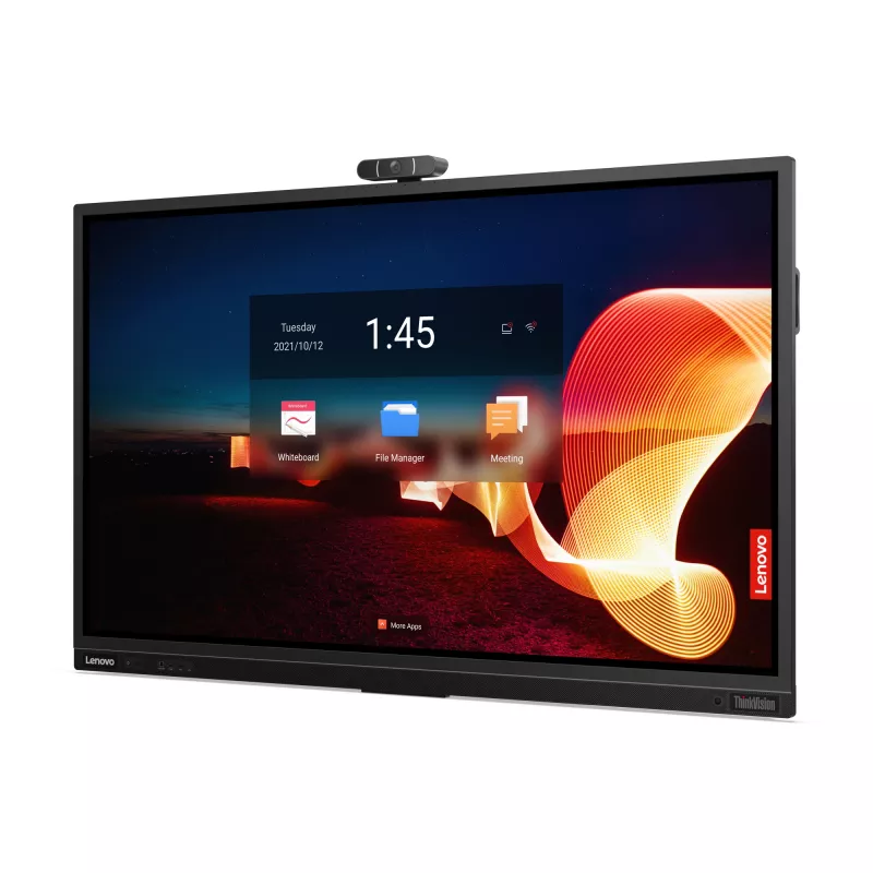Lenovo ThinkVision T75 computer monitor 190.5 cm (75 inch) 3840 x 2160 pixels 4K Ultra HD LED Touchscreen Black